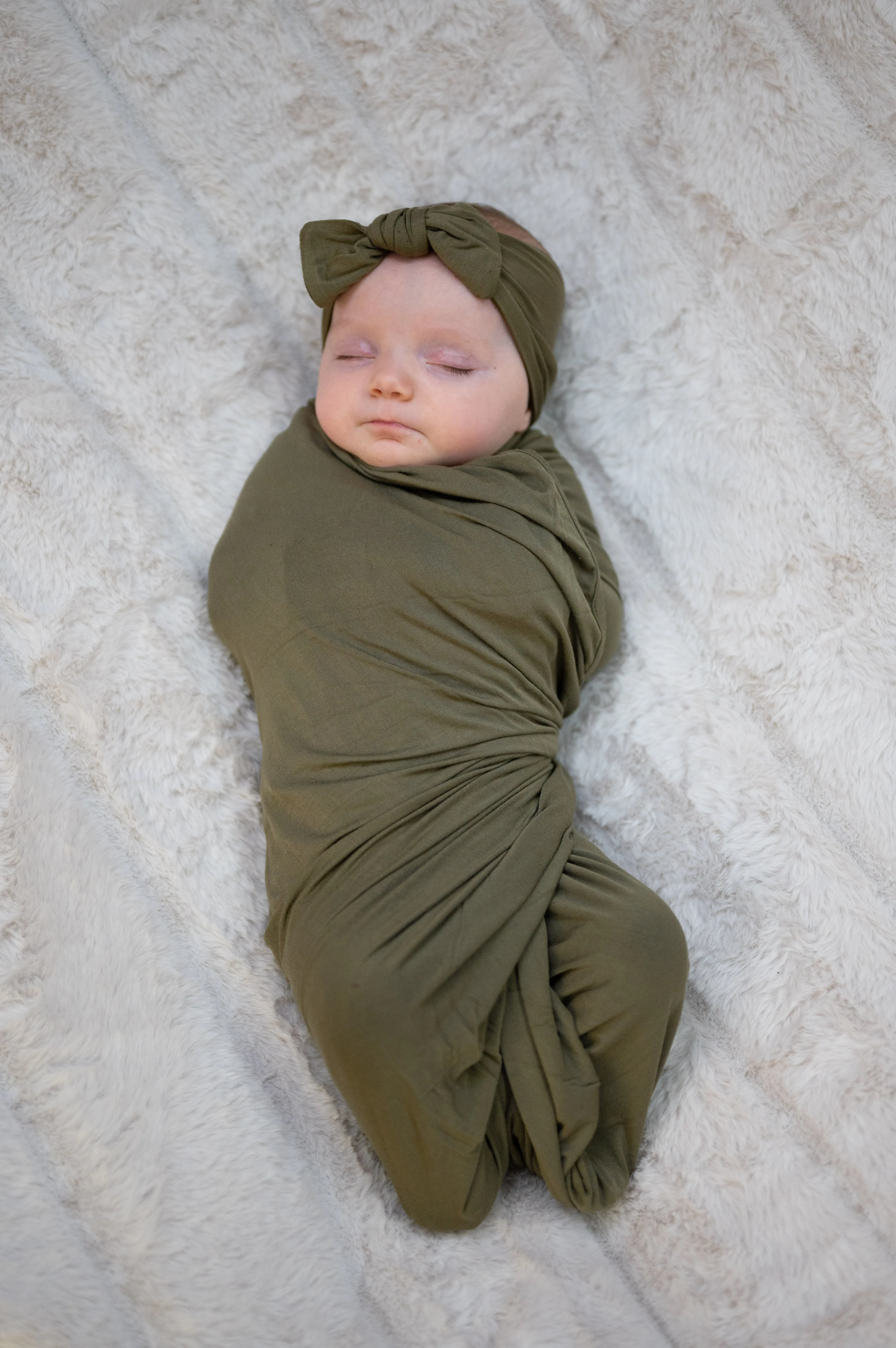 Baby Swaddle Set: Sage