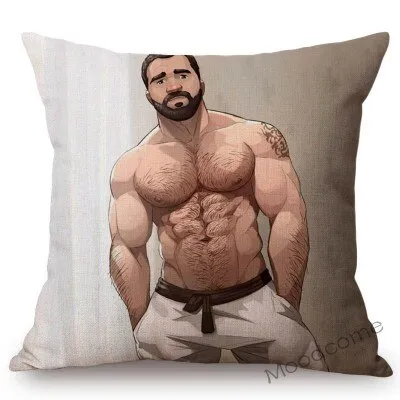 Bonky Gay Art Home Decorative Pillow Case