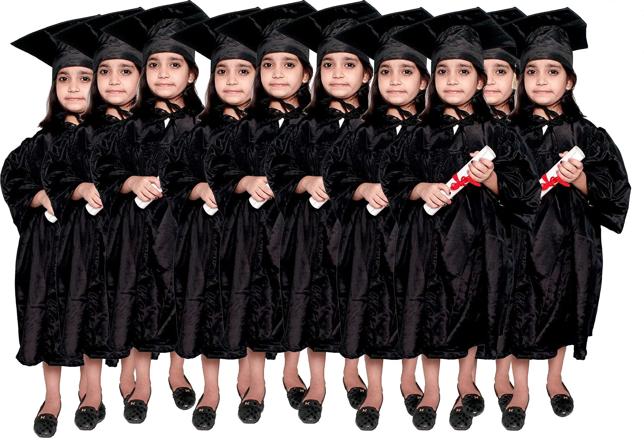 Pack of 10 Convocation Gowns for Children and Adults