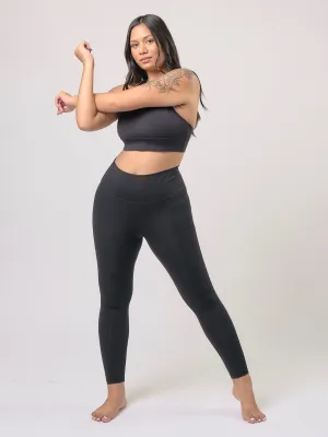 Easy Stretch 7/8 *Seamless Leggings in Black