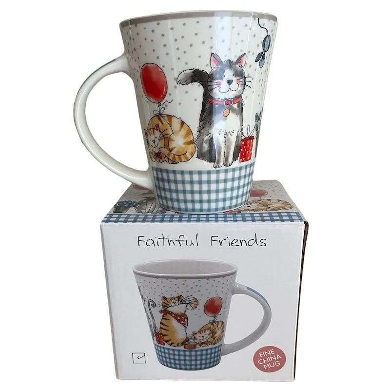 Faithful Friends Fine China Mug with Gift Box