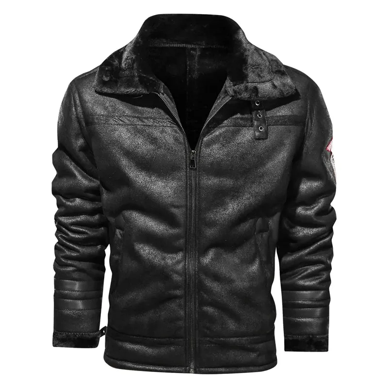 High quality Leather jackets business 2023 Slim Genuine Leather Bomber Jacket Men Real Leather Flights Jacket Black Pilot Coats