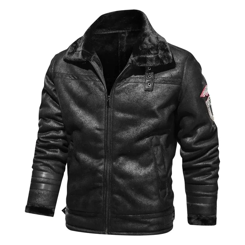 High quality Leather jackets business 2023 Slim Genuine Leather Bomber Jacket Men Real Leather Flights Jacket Black Pilot Coats