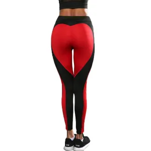 Ladies Heart-Shaped Sexy Leggings