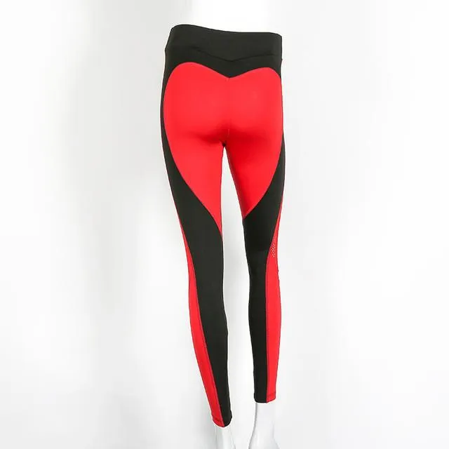 Ladies Heart-Shaped Sexy Leggings