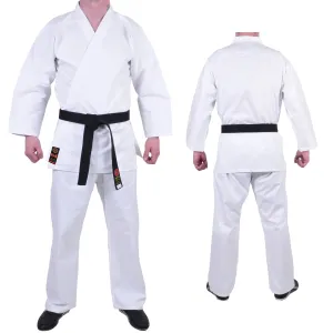 MAR-001A | Traditional White Karate Student Uniform Gi (7.5oz Fabric)   FREE BELT