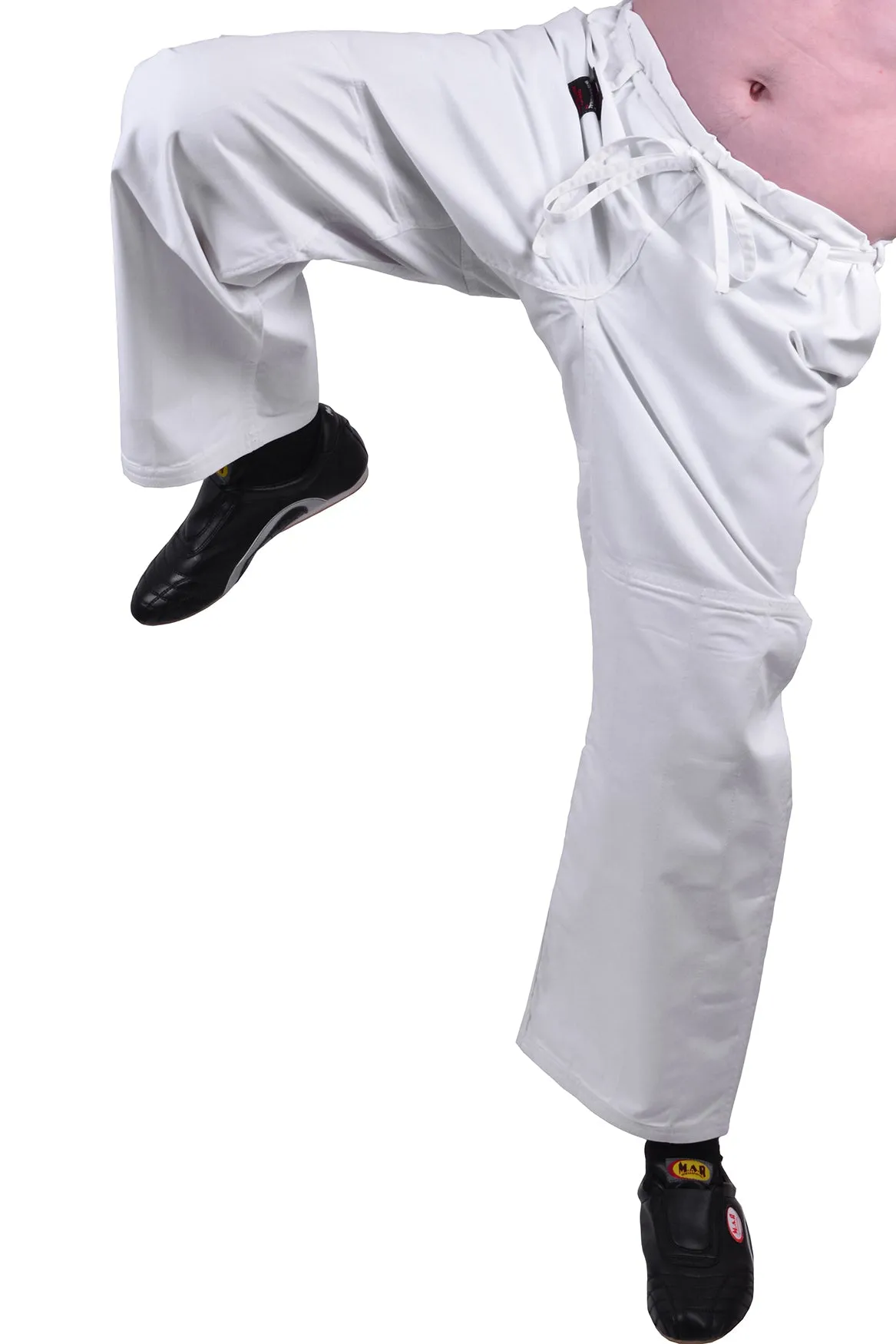 MAR-031A | White JudoTrousers