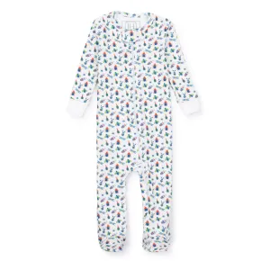 Parker Zipper Pima Cotton Pajamas-- Busy Bugs