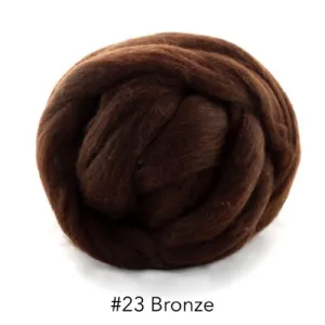 Polish Merino Wool Top - Bronze