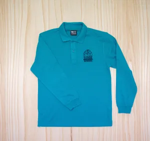 St Francis Long Sleeved Jade Polo