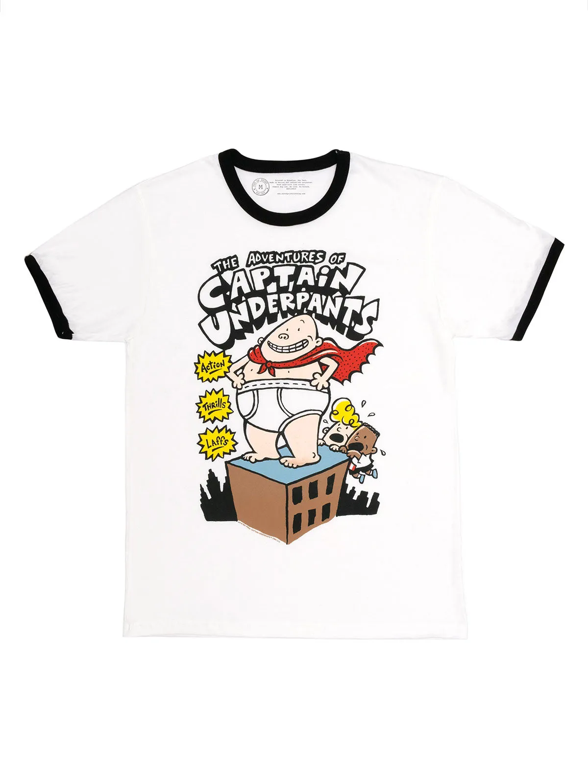 The Adventures of Captain Underpants Unisex Ringer T-Shirt