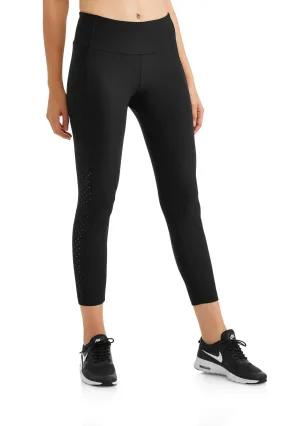 Women's Core Active Laser Cut Performance Crop Leggings